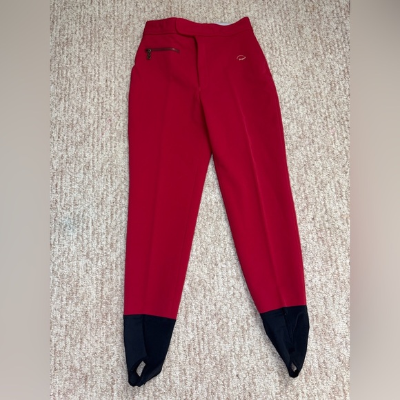 Bogner Red and Gray Pants - Picture 1 of 9